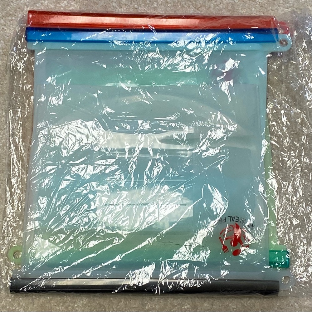 New My meal prep eco-friendly r4 Pack reusable silicone bags